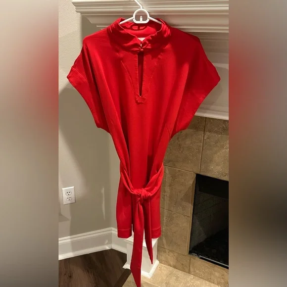 Anthropologie Maeve Tie Waist Mini Dress - Picture 3 of 13